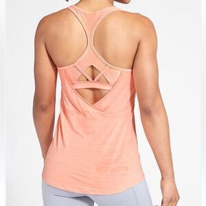 Athleta Women’s Swift Reach and Restore Tank Peach Size M